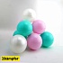 Детский сухой бассейн Kampfer - Pretty Bubble, цвет бежевый + 100 шаров  - миниатюра №2